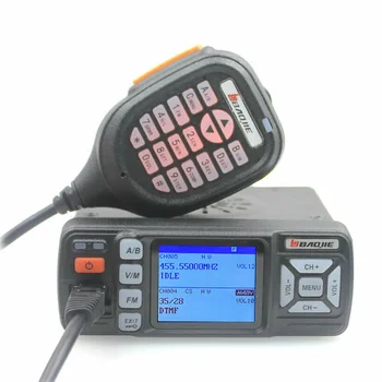Baojie BJ-318 Мини-Автомобильная Мобильная радиостанция для крепления на автомобиле 25 Вт Двухдиапазонный УКВ/UHF 256CH 10 км Обновление трансивера Дальнего действия BJ-218