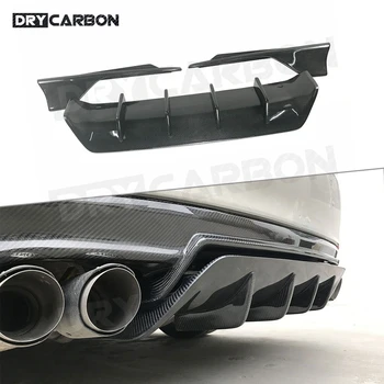 Диффузор для Губ Заднего Бампера Автомобиля из Углеродного Волокна, Протектор Бампера Со Сплиттером для LEXUS IS300 IS350 IS F Sport Sedan 4 Двери 2017-2019 