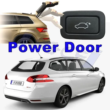 Задняя дверь автомобиля с электроприводом, задняя дверь, Амортизатор стойки багажника, привод без рук, Электрические опоры для стойки крышки для Peugeot 308 SW T9