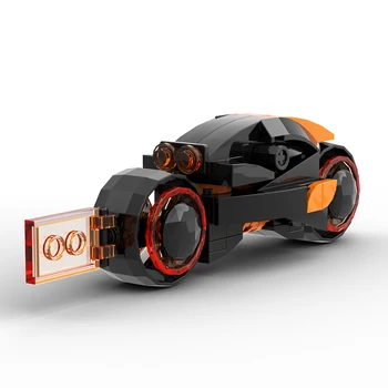 Классический гоночный автомобиль Gobricks MOC, электронная модель мира, Скоростной суперкар, Строительный блок, Развивающие игрушки для детей, подарок на День рождения