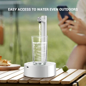 Портативный настольный Электрический Диспенсер для воды, Бутылочный насос, Зарядка через USB, Автоматическая машина для питьевой воды для дома и улицы
