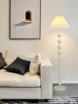 Торшер для гостиной Bauhaus Gourd в средне-древнем японском стиле, тихая атмосфера, Креативная спальня с высоким чувством, вертикальная настольная лампа