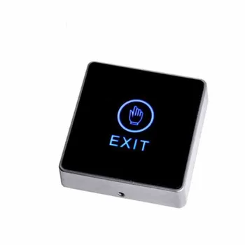 1 шт. Сенсорная кнопка выхода с подсветкой Bule Инфракрасный бесконтактный выключатель разблокировки двери для системы контроля доступа