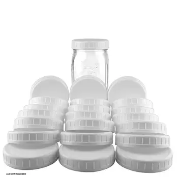 10 Упаковок крышек для банок Mason, Ребристая пластиковая крышка для стаканов без подкладки для обычной многоразовой упаковки, крышки для консервных банок, крышки для бутылок