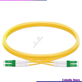 10 шт./лот 1,5 метра оптоволоконного патч-корда LC/APC - LC/APC, FTTH, дуплексный одномодовый кабель, длина