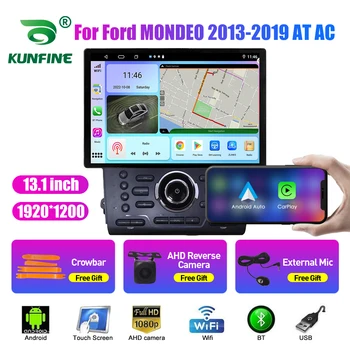 13,1-дюймовое автомобильное радио для Ford MONDEO 2013-2019 с переменным током Автомобильный DVD GPS Навигация Стерео Carplay 2 Din Центральный мультимедийный Android Auto