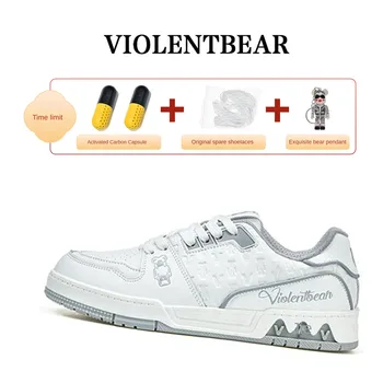 2023 Новые кроссовки Violent Bear со светящимися противоскользящими подвесками в стиле пары, модная повседневная обувь, обувь для мужчин, обувь для женщин