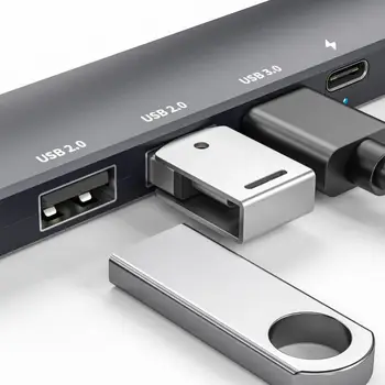 3.0 Концентратор USB-концентратор док-станция Type C 3.1 4-портовый адаптер с несколькими разветвителями OTG для Macbook Порты USB 3.0 2.0