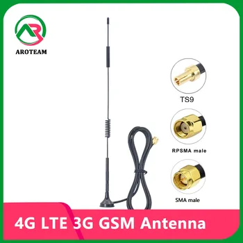 36 см 4G LTE 3G GSM Присоска С Высоким Коэффициентом Усиления Антенна 18dBi Открытый Полнодиапазонный Усилитель Сигнала 698-2700 МГц Усилитель SMA/TS9 Магнитное Основание