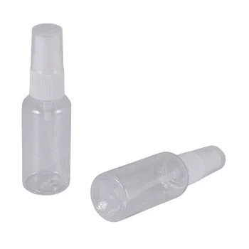 36шт 30 мл / 1 унция мини-распылителей с мелким туманом Многоразовые бутылки Маленькие пустые прозрачные пластиковые бутылки для путешествий