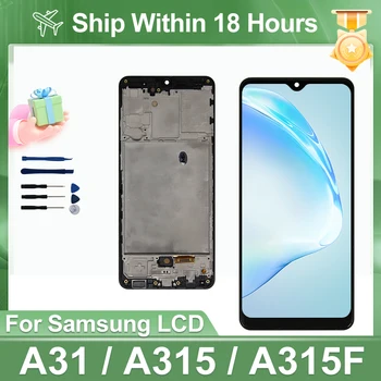 AMOLED Для Samsung Galaxy A315 Дисплей SM-A315F/DS ЖК-дисплей Сенсорный Экран Дигитайзер Для Samsung SM-A315G/DS A31 ЖК-Дисплей Запасные Части