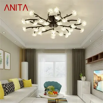 ANITA Nordic Потолочные Светильники Светильники Современная Креативная Ветка Лампы LED Home Для Гостиной