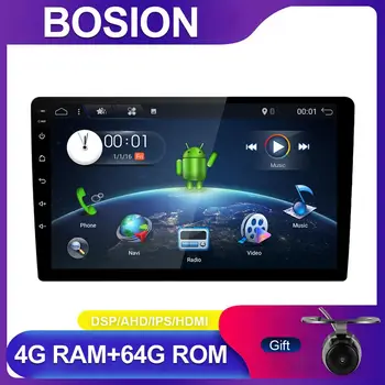 Bosion IPS DSP PX6 Android 10,0 Автомобильный Радио Стерео GPS Navi Аудио-Видео Плеер Wifi BT AHD AMP 7803 OBD DAB + SWC 4G + 64G 1 din 2din