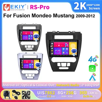 EKIY 2K Экран Carplay Автомагнитола Для Fusion Mondeo Mustang 2009-2012 Мультимедийный Видеоплеер Auto 2 Din Авторадио Стерео Navi
