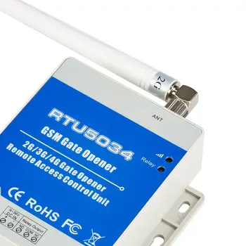 GSM 2G RTU5034 Беспроводной пульт дистанционного управления для открывания гаражных ворот Поддерживает 200 пользователей Белый