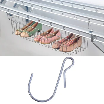 S-образные крючки Металлические Сверхпрочные Подвесные крючки премиум-класса, Вешалки для полотенец, посуды, одежды, кастрюль