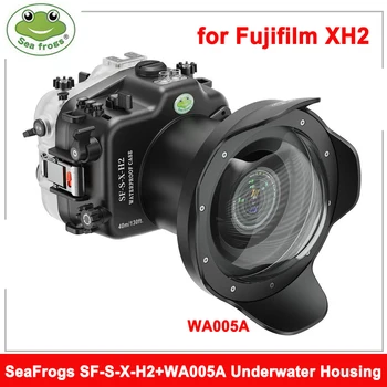 SeaFrogs SF-S-X-H2 с Комплектом Купольных Портов WA005A 40 М/130 футов Для Профессионального Дайвинга Подводный Корпус Водонепроницаемый чехол для Fujifilm XH2