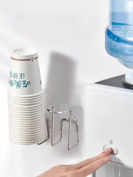 WORTHBUY Держатель для одноразовых бумажных стаканчиков Стеллаж для хранения в ванной комнате Стойка для ополаскивателя для рта Подстаканник