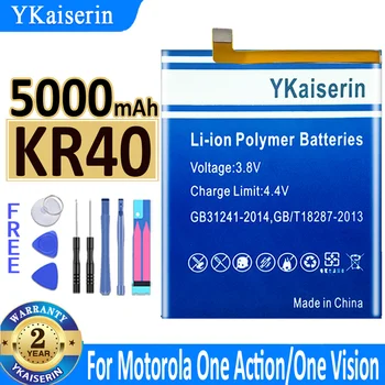 YKaiserin Новый Аккумулятор для телефона KR40 Motorola Moto One Vision XT1970 XT2013-1 XT1970-1 Bateria В наличии