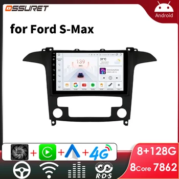 Автомобильный Радиоплеер Android для Ford Smax S Max S-MAX 2007-2015 Carplay Стерео Мультимедиа Видео GPS Авторадио 7862 2Din Аудио