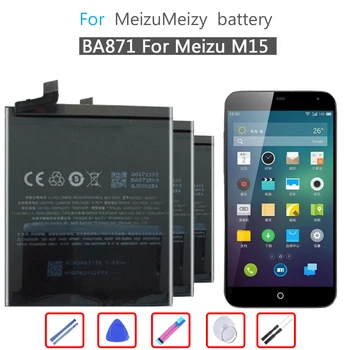 Аккумулятор мобильного телефона Для Meizu Meilan M15 15 Lite M871H BA871 Сменный Аккумулятор BA871 3060 мАч