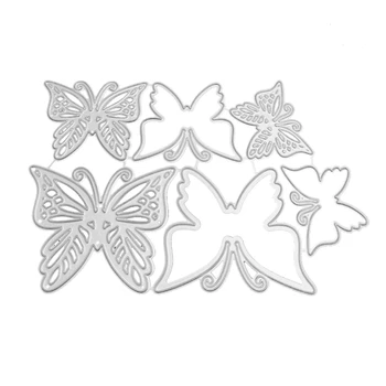 Бабочки Штампы для резки металла DIY Штампы Ремесла Шаблон формы Трафареты