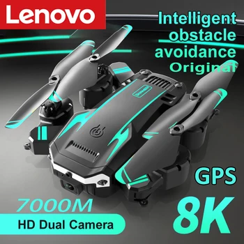 Беспилотный квадрокоптер Lenovo G6Pro Drone 8K 5G GPS, профессиональная аэрофотосъемка высокой четкости, Двухкамерный всенаправленный беспилотный квадрокоптер для обхода препятствий