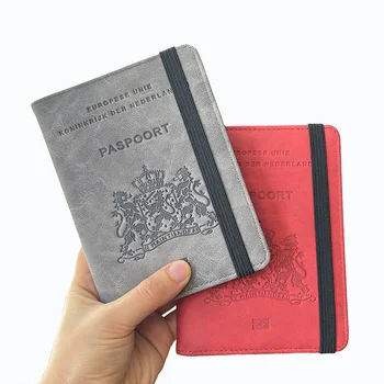 Винтажные чехлы для паспортов Нидерландов, держатель Многофункциональной банковской карты Nederland ID, чехол-бумажник из искусственной кожи, аксессуары для путешествий