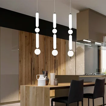 Дизайнерские светодиодные подвесные светильники, регулируемый шнур для спальни, столовой, фойе, лампа, золото, черный металл, прямая поставка, высококачественное искусство