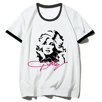Долли Партон футболка женская уличная одежда аниме футболка для девочек уличная одежда с графическим рисунком