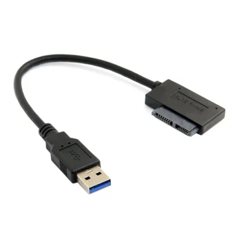 Кабель USB 3.0 - Slimline 7 + 6 13Pin SATA Кабель для оптического привода CD DVD Rom для ноутбука
