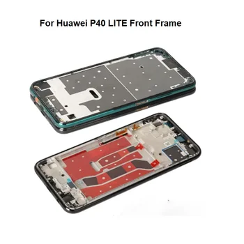 Корпус средней рамы для Huawei P40 LITE, только крышка передней рамы, замена держателя рамки ЖК-дисплея