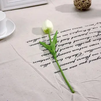 Красивый Латексный На Ощупь Искусственный Шелк Свадебный букет цветов Тюльпана Домашний Декор