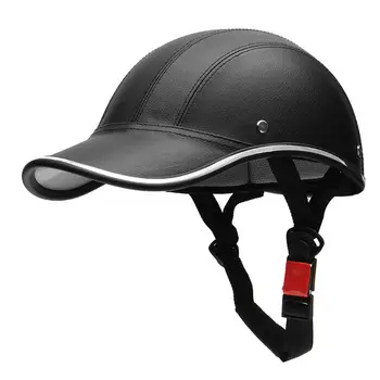 Мотоцикл с открытым лицом, Ретро мотоциклетный шлем, скутер, винтажный шлем с половиной лица, бейсбольная кепка T3EF