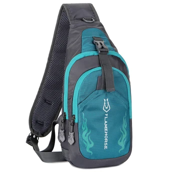 Мужской рюкзак-слинг, нагрудная сумка через плечо, водонепроницаемая легкая нагрудная сумка, сумка для путешествий, спортивная сумка для бега, езды на велосипеде, рюкзак для спортзала