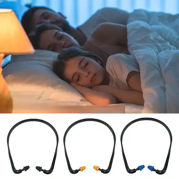Мягкие силиконовые беруши для ушей, синие, черные, Оранжевые Защитные наушники с защитой от шума, Беруши для сна, шумоподавления при работе