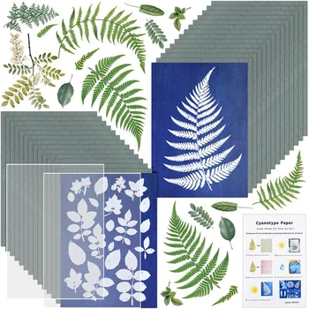Набор бумаги Sun Print с акриловой панелью из 2 листов зеленого цвета для декоративно-прикладного творчества DIY Project