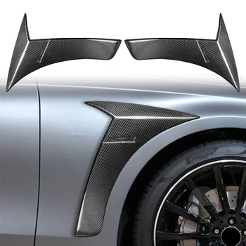 Накладка Воздухозаборника Бокового Крыла Из Настоящего Углеродного Волокна Для Mercedes Benz W222 S63 S65 AMG 2014-2020