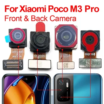 Оригинальная фронтальная камера M3 Сзади для Xiaomi Mi Poco M3 Pro, обращенная к задней панели, замена модуля для селфи