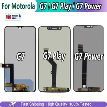 Оригинальный Дисплей Для Motorola Moto G7 Power XT1955 G7 Plus ЖК-дисплей С Сенсорным Экраном, Дигитайзер G7 Play, Замена ЖК-дисплея XT1952 LCD Для G7