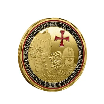 Памятная монета для внешней торговли, Памятная монета армейских ВВС, металлическая монета с трехмерным рельефом, окрашенная краской для выпечки.