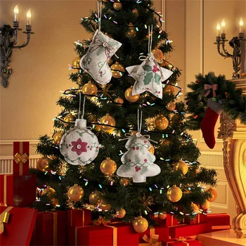 Подвеска с пентаграммой украшает праздничное украшение, Рождество, высококачественные материалы, привлекательный принт, тенденция рождественских украшений для дома