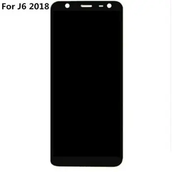 Подходит для Samsung Galaxy J6 2018 Sm-J600fn/Ds, нового жк-монитора с сенсорным экраном (черный, золотой)