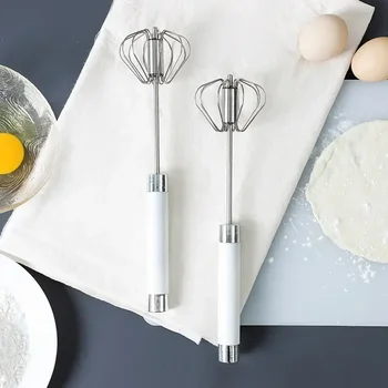 Полуавтоматическая взбивалка для яиц, ручная взбивалка для сливок, ручная Взбивалка для яиц из нержавеющей стали, бытовой мини-миксер для взбивания яиц, взбивалка для крема для рук