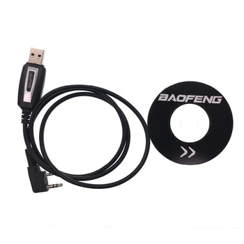 Портативные радиоприемники USB-кабели для программирования для портативной рации BaoFeng UV5R/888s USB-кабель для передачи данных K Соединительные провода