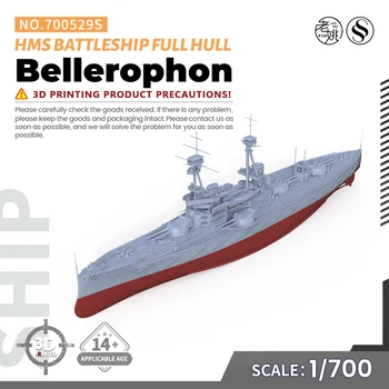 Предпродажа7！ SSMODEL SS700529S 1/700 Комплект военной модели линкора HMS Bellerophon с полным корпусом