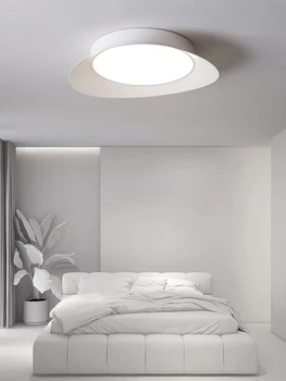 Простой светодиодный потолочный светильник Используется для столовой, спальни, гостиной, кухни, белого интерьера с регулируемой яркостью и дистанционным управлением