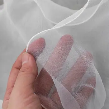 Пузырчатая Ткань Из Органзы По Метру для Свадебных Платьев, Пошива Юбок, Плиссированной Текстуры, Пышной Дизайнерской Декоративной Ткани Diy