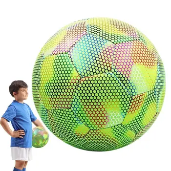 Размер 5 Светоотражающие Футбол Обучение Футбол Светящиеся Флуоресцентные Светоотражающие Холодный Световой Футболу Для Детей И Взрослых