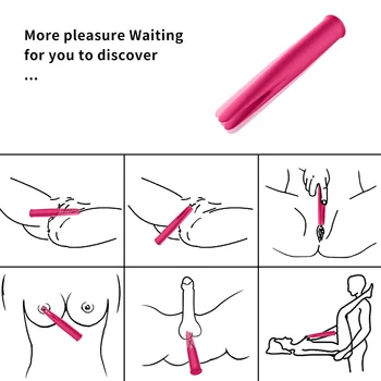 Секс-игрушки Силиконовый вибратор Женская точка G Клитор Зажим для сосков Флирт Устройство для мастурбации с преобразованием частоты с двумя головками